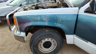 1988-1999 Chevy Silverado 1500 Driver Left Front Fender Oem White 15029229