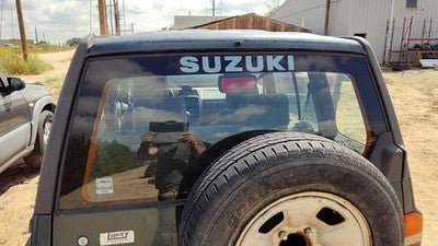 1989-1998 Suzuki Sidekick Back Glass Rear Window Oem 8457561A60