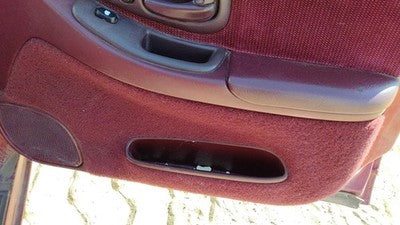 1995-1997 Chevy Lumina Passenger Right Front Door Trim Panel With Switches Red