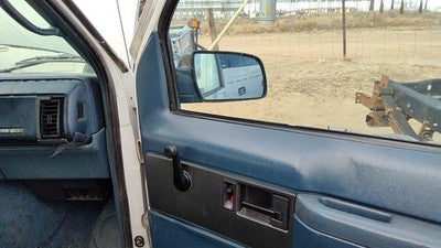 1992-1995 Gmc Safari Passenger Right Front Door Trim Panel Manual Windows Blue