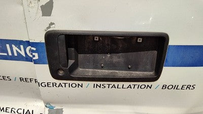 2010-2014 Chevy Express Van Rear License Plate Trim Panel Mount With Handle Oem