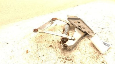 1972-1989 Dodge Ram D100 Driver Left Hood Hinge Assembly Oem Blue 55027100