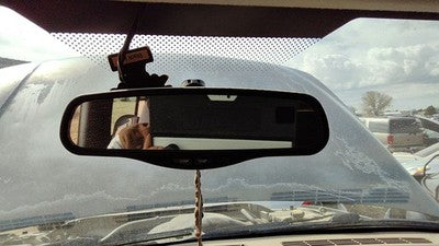 Gmc Sierra 2500 Inside Rear View Mirror Oem Windshield Mounted