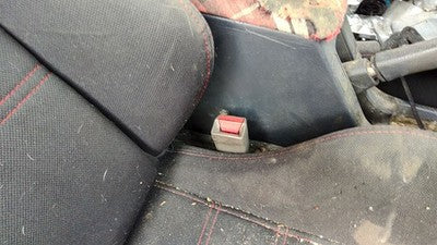2000 Civic Hx Coupe Passenger Right Front Seat Belt Buckle Receiver Oem Gray