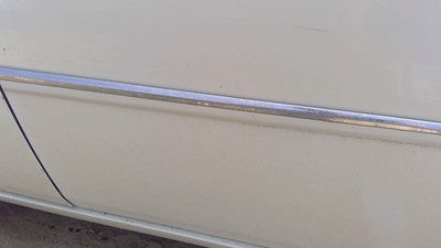 08-09 300 Driver Left Rear Moulding From Door Oem Back Trim Strip White Pwg