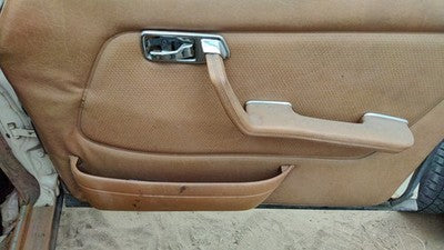 1980 Mercedes 300Td Passenger Right Front Door Trim Panel Brown