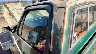 1976 Silverado C10 Driver Left Chrome Drip Rail Moulding Oem