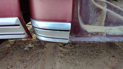 1979 Ford F150 Passenger Right Rear Moulding On Lower Cab Panel Oem