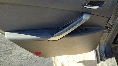 05-10 Pontiac G6 Driver Left Rear Door Trim Panel With Switches Back Black 19B