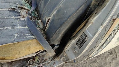1986 Dodge Ram W250 Driver Left Front Seat Belt Retractor Oem Shoulder Gray