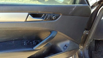12-19 Vw Passat Driver Left Front Door Trim Panel With Master Switch Black Tb