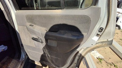 02 Explorer Passenger Right Rear Inside Door Trim Panel With Switches Back Gray