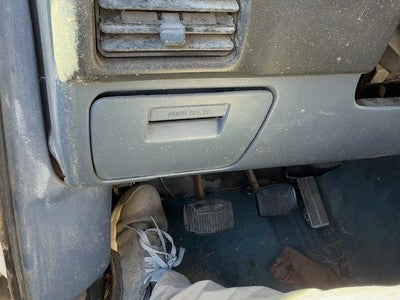 1992-1997 Ford F250 Lower Dash Under Column Knee Bolster Trim Panel Oem Gray
