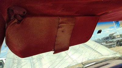 1992 Gmc Sierra 2500 Driver Left Sun Visor Oem Red