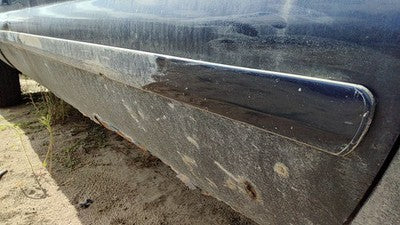 03-07 F350 Powerstroke Passenger Right Front Moulding From Door Trim Strip Blue
