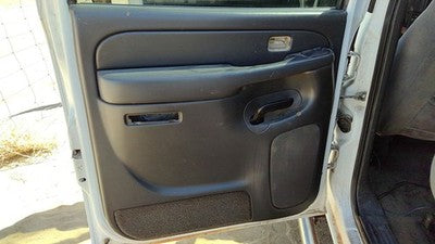 04-06 1500 Hd Driver Left Rear Inside Door Trim Panel Only Back Pewter 69D