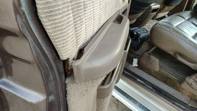 1992-1994 Chevy Suburban Driver Left Rear Door Trim Panel With Switches Back Tan