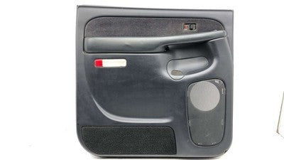 01 02 Sierra 2500 Hd Driver Left Rear Door Panel With Switches Back Graphite 12D