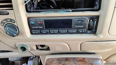 98 Lincoln Navigator Temperature Control Module In Dash Heater Ac Head Unit Oem