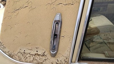 1980 Cadillac Deville Passenger Right Rear Moulding On Quarter Panel Oem