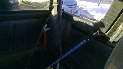 1996 Geo Tracker Driver Left Rear Back Seat Belt Retractor Shoulder Oem Black