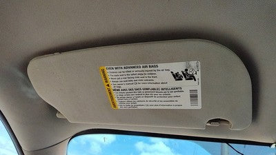 2005-2010 Chevy Cobalt Driver Left Sun Visor Oem Gray 14C 20868638