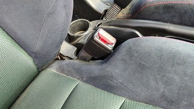 02-05 Civic Hatchback Si Passenger Right Front Seat Belt Buckle Receiver Black