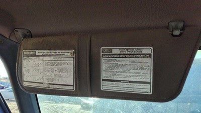 1989 F250 Pickup Driver Left Sun Visor Oem Gray