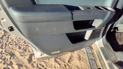 09-11 Pilot Driver Left Rear Door Trim Panel With Switches Back Gray/Blue Gr