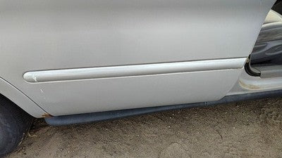 97 Ford Taurus Passenger Right Rear Moulding From Door Back Trim Strip Silver Ts
