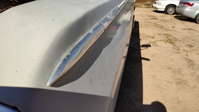 1984 Dodge D350 Driver Left Chrome Moulding From Fender Oem Trim Strip