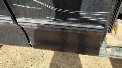 97 98 Ford F150 Passenger Right Rear Moulding From Door Back Trim Strip Black Ua