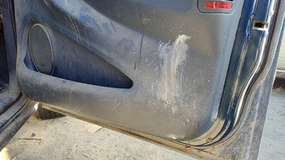 2001 Dodge Caravan Passenger Right Front Door Trim Panel With Switches Blue