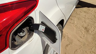 2012-2018 Ford Focus Fuel Tank Door With Hinge Gas Lid Oem Filler White Yz