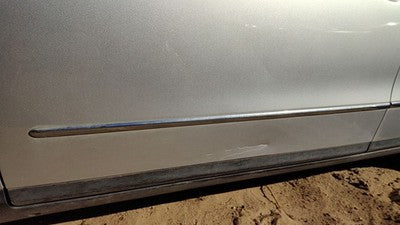 06-10 Passat Driver Left Front Moulding From Door Trim Strip 8E8e Reflex Silver