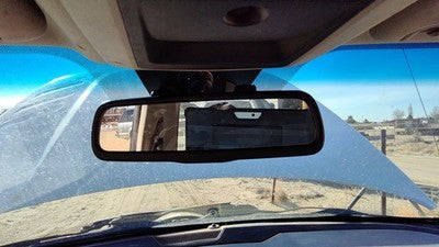 2016 Dodge Ram 4500 Inside Rear View Mirror Oem Windshield Mounted