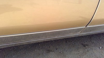 85 Olds 88 Passenger Right Rear Moulding From Door Back Trim Strip Lower Chrome