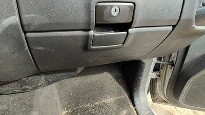 14-19 Silverado 1500 Lower Glove Box Assembly Complete Door With Latch H2r Gray