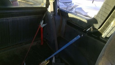 1996 Geo Tracker Driver Left Rear Back Seat Belt Retractor Shoulder Oem Black