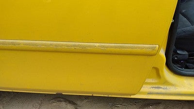00-05 Dodge Neon Passenger Right Rear Moulding From Door Back Trim Strip Yellow