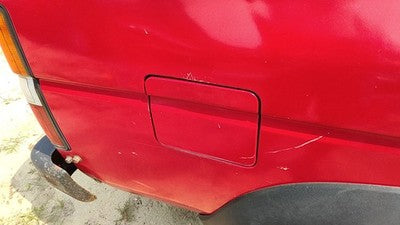 1995 Nissan Pathfinder Fuel Tank Door With Hinge Gas Lid Oem Filler Red