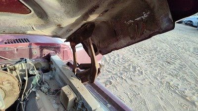 1975-1979 Ford F150 Driver Left Hood Hinge Oem Maroon D3tz16796a