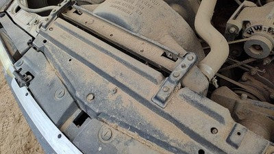 1990-1992 Volvo 740 Top Plastic Cover Above Radiator Support Oem Upper Shield