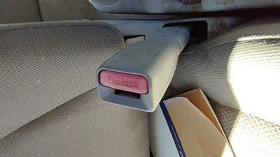 06-11 Accent Passenger Right Front Seat Belt Buckle Receiver Fz Gray 4 Door