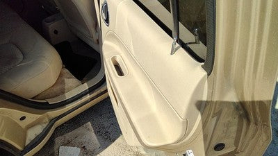 06-08 Chevy Hhr Passenger Right Rear Door Trim Panel With Switches Back Tan 32B
