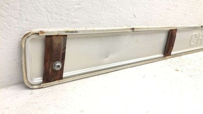 1973-1980 Chevy C10 K10 Tailgate Finish Panel Tail Gate Trim Chrome Oem 00345806