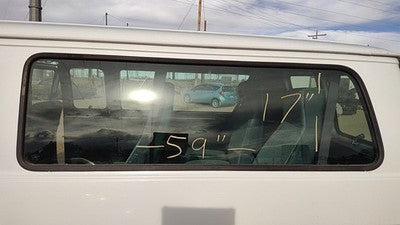 1971-1996 Gmc Van 3500 Driver Left Rear Quarter Glass Back Side Window Oem