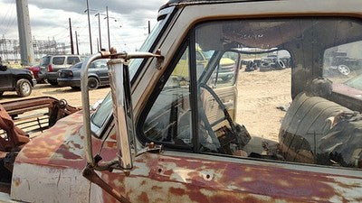 1967-72 Ford F100 Driver Left Front Vent Window Small Door Glass With Frame Oem