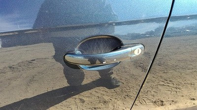 2005-2014 Vw Jetta Driver Left Front Outside Door Handle Oem Blue 1K5837205bgru