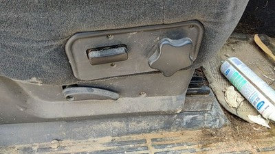 02 Silverado 2500 Hd Passenger Right Side Power Seat Switch With Trim Graphite
